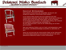 Tablet Screenshot of polsterei24.de
